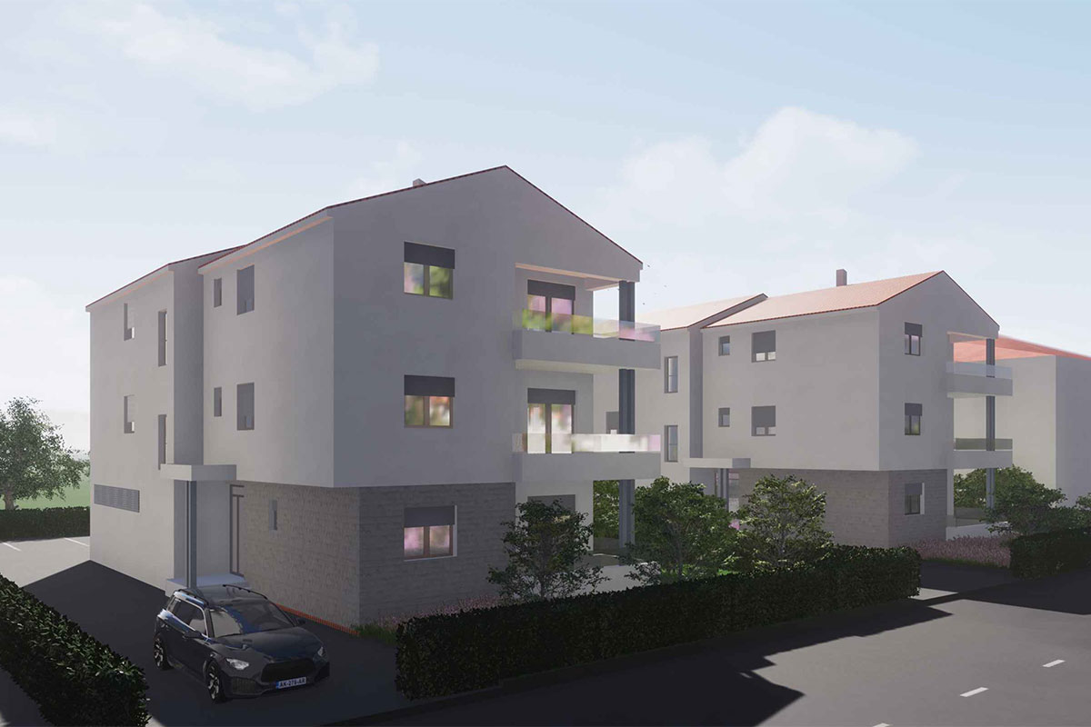 Izgradnja stanova Biograd - 3D