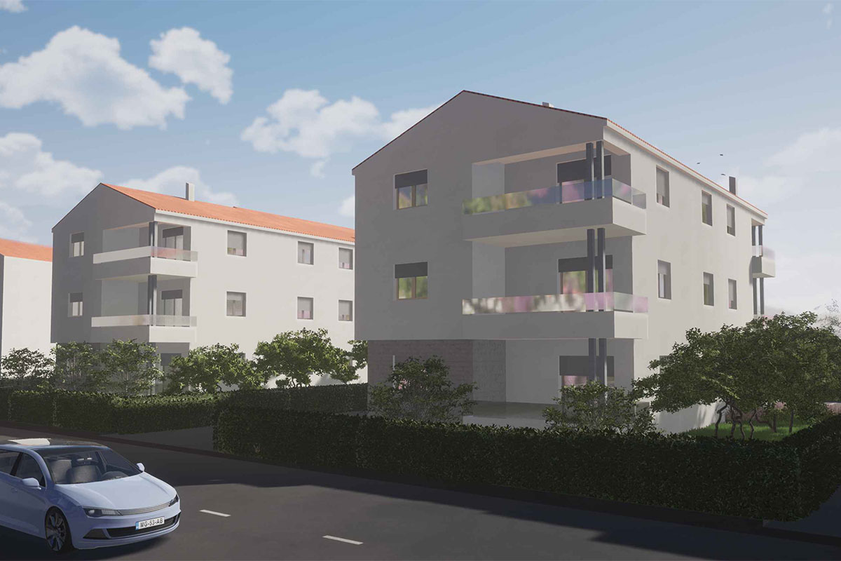 Izgradnja stanova Biograd - 3D